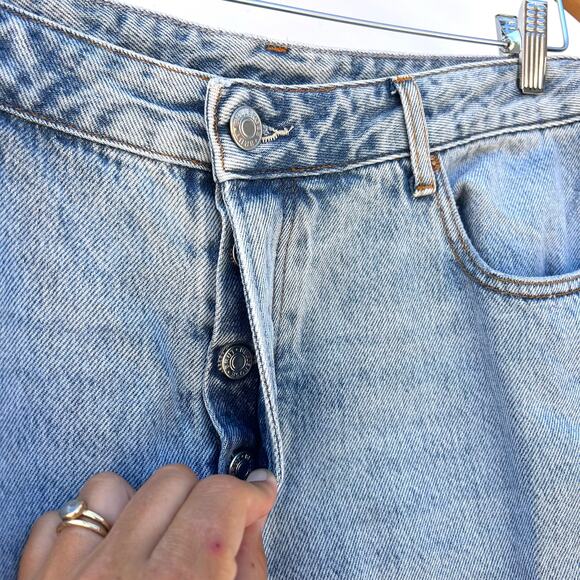 Bellerose Women’s Pony Straight Leg High Rise It Blue Jeans Pants Size 31 - Picture 6 of 10